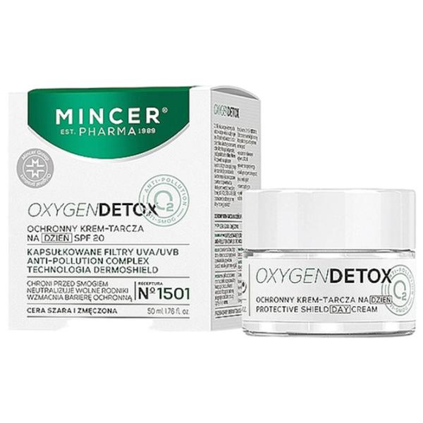 Крем для лица Mincer Pharma Детоксикационный крем с кислородом Все типы / 0.05л photo 1