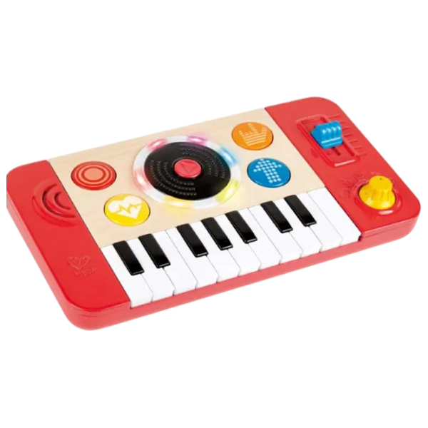Синтезатор Hape DJ Mix & Spin 12 месяцев / Красный photo 2