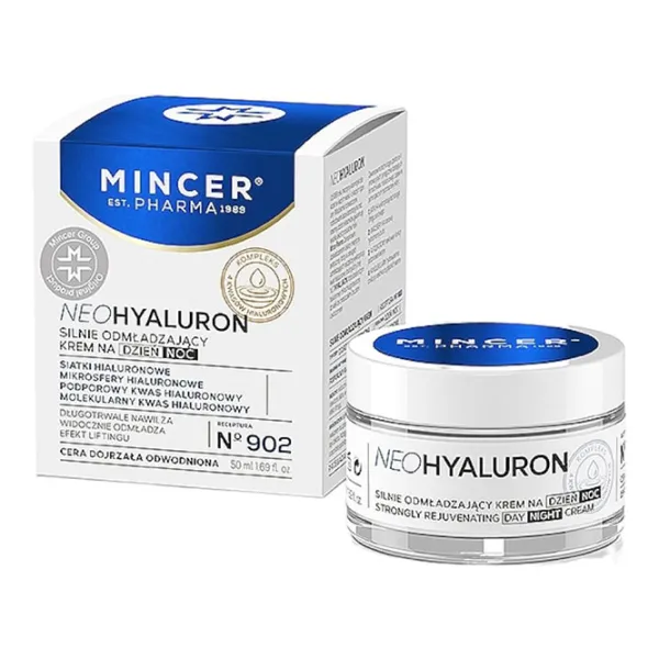 Cremă pentru față Mincer Pharma Neo Hyaluron Toate tipurile / 0.05l photo 1