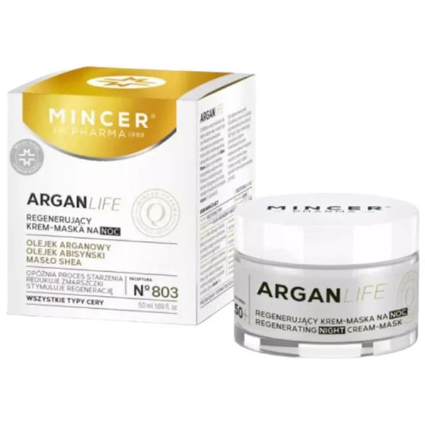 Крем для лица Mincer Pharma Argan Life Все типы / 0.05л photo 1