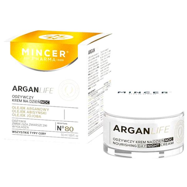 Cremă pentru față Mincer Pharma Argan Life Toate tipurile / 0.05l photo 1