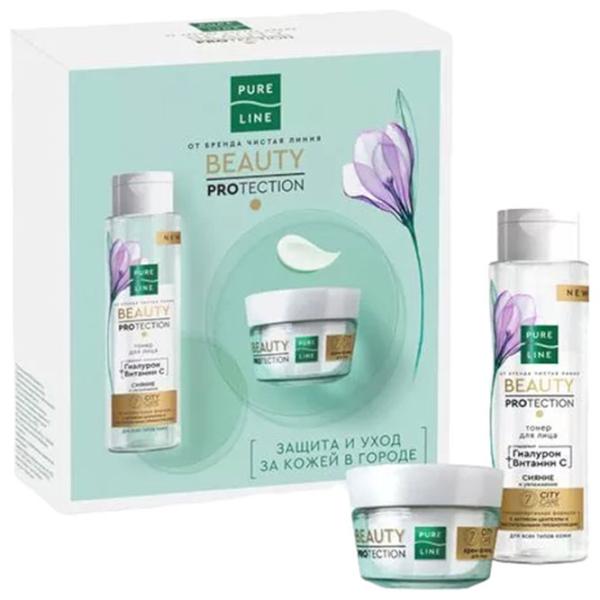 Крем для лица Чистая Линия Beauty protection Все типы / 0.19л photo 1