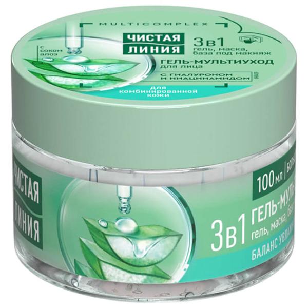 Cremă pentru față Чистая Линия Multi-care gel Toate tipurile / 0.1l photo 1