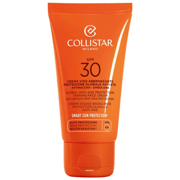 Крем для лица Collistar Global Anti-Age Tanning Face Cream  Все типы / 0.05л photo 1