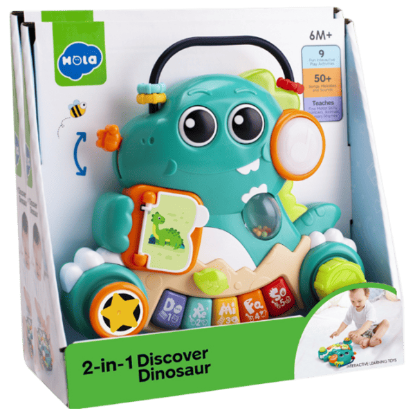 Pian Hola Toys 2in1 Dinosaur 3 ani / Blue photo 3