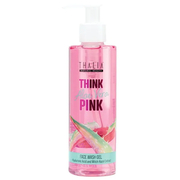 Soluție de curațare a feței Thalia Think Pink Aloe Vera  Toate tipurile / 0.2l photo 1