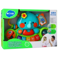 Pian Hola Toys Elephant 12 luni / Green photo 3