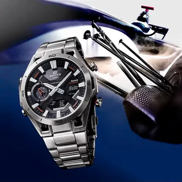 Наручные часы для мужчин Casio ECB-2300D-1AEF Кварцевый / 46 мм photo 3