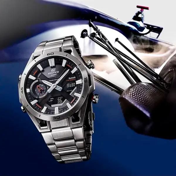 Наручные часы для мужчин Casio ECB-2300D-1AEF Кварцевый / 46 мм photo 3