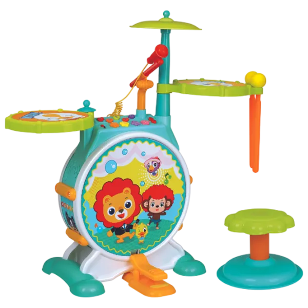 Tobă Hola Toys Bopping Drum Set 3 ani / Blue photo 2