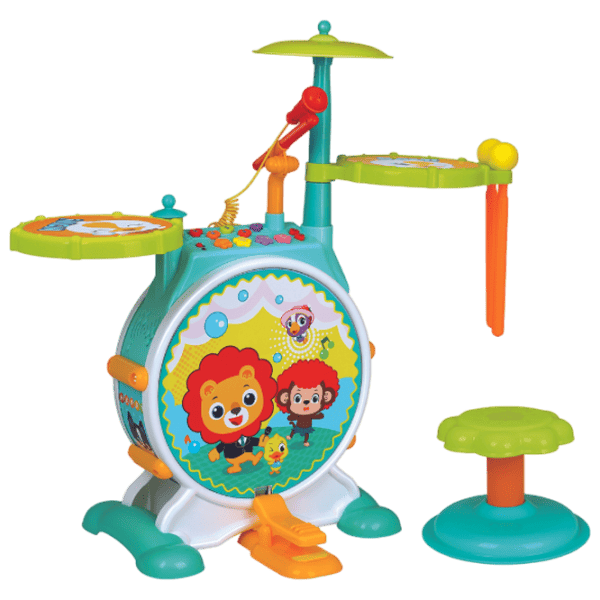 Tobă Hola Toys Bopping Drum Set 3 ani / Blue photo 2