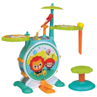 Tobă Hola Toys Bopping Drum Set 3 ani / Blue photo 2