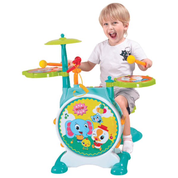 Tobă Hola Toys Bopping Drum Set 3 ani / Blue photo 4