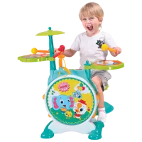 Tobă Hola Toys Bopping Drum Set 3 ani / Blue photo 4
