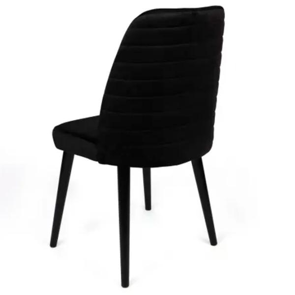 Set scaune de bucătarie Trendy Tutku Catifea/ Black Black photo 3