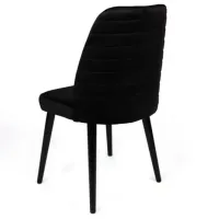 Set scaune de bucătarie Trendy Tutku Catifea/ Black Black photo 3