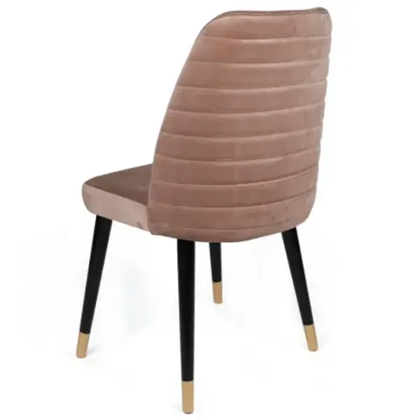 Set scaune de bucătarie Trendy Hugo Catifea/ Beige Gold photo 5