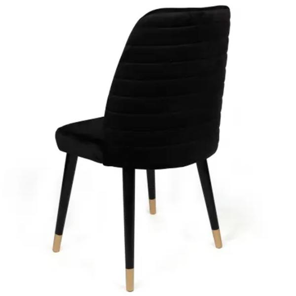Set scaune de bucătarie Trendy Hugo Catifea/ Black Gold photo 5