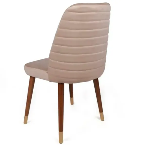 Set scaune de bucătarie Trendy Hugo Catifea/ Cream Brown photo 5