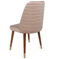 Set scaune de bucătarie Trendy Hugo Catifea/ Cream Brown photo 5