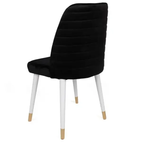 Set scaune de bucătarie Trendy Hugo Catifea/ Black Gold photo 5