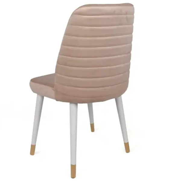 Set scaune de bucătarie Trendy Hugo Catifea/ Cream Gold photo 5