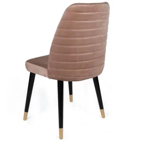 Set scaune de bucătarie Trendy Hugo Catifea/ Beige Gold photo 3