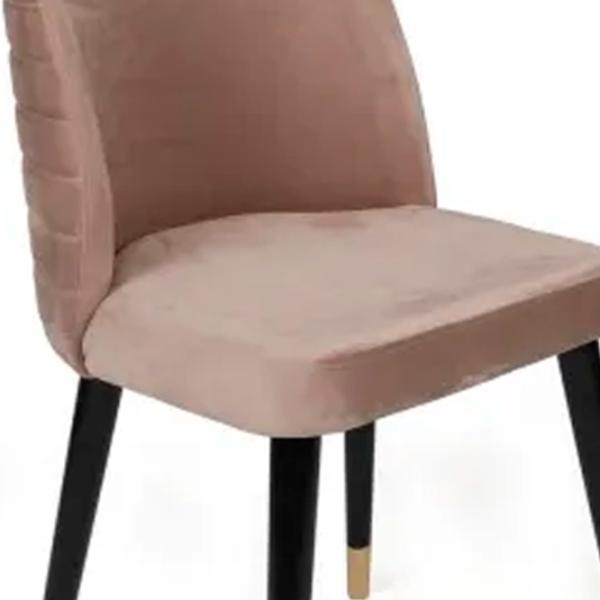 Set scaune de bucătarie Trendy Hugo Catifea/ Beige Gold photo 4