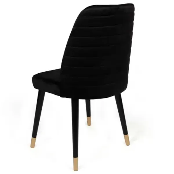 Set scaune de bucătarie Trendy Hugo Catifea/ Black Gold photo 3