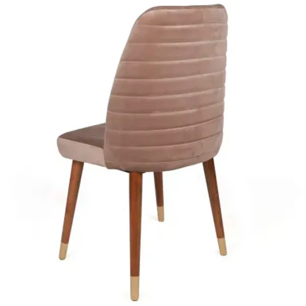Set scaune de bucătarie Trendy Hugo Catifea/ Beige Brown photo 3