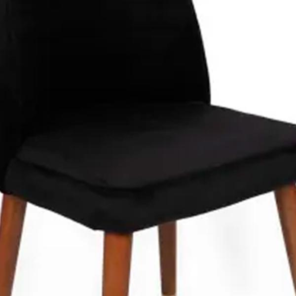 Set scaune de bucătarie Trendy Hugo Catifea/ Black Brown photo 4