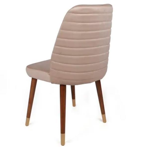Set scaune de bucătarie Trendy Hugo Catifea/ Cream Brown photo 3