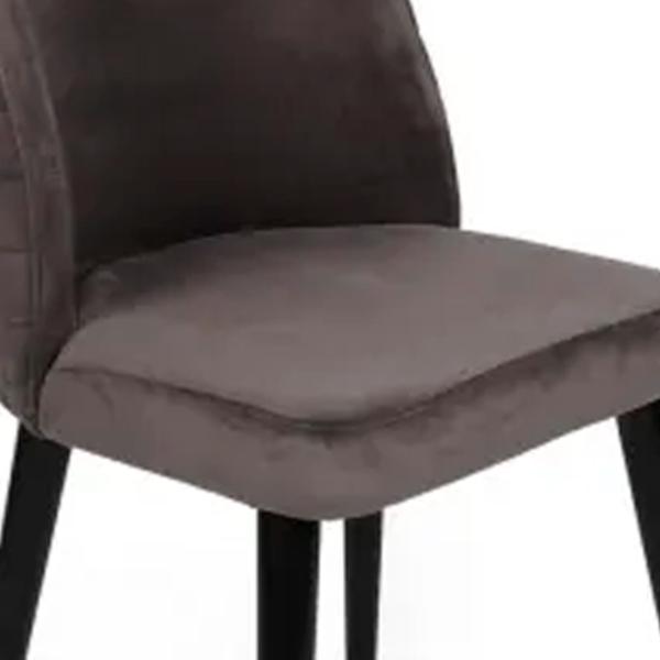 Set scaune de bucătarie Trendy Tutku Catifea/ Antracit Black photo 4