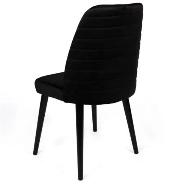 Set scaune de bucătarie Trendy Tutku Catifea/ Black Black photo 3