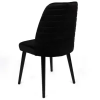 Set scaune de bucătarie Trendy Tutku Catifea/ Black Black photo 3