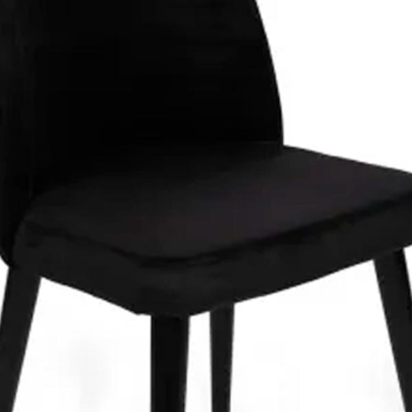 Set scaune de bucătarie Trendy Tutku Catifea/ Black Black photo 4