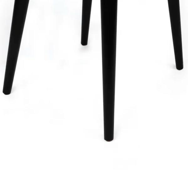 Set scaune de bucătarie Trendy Tutku Catifea/ Black Black photo 5