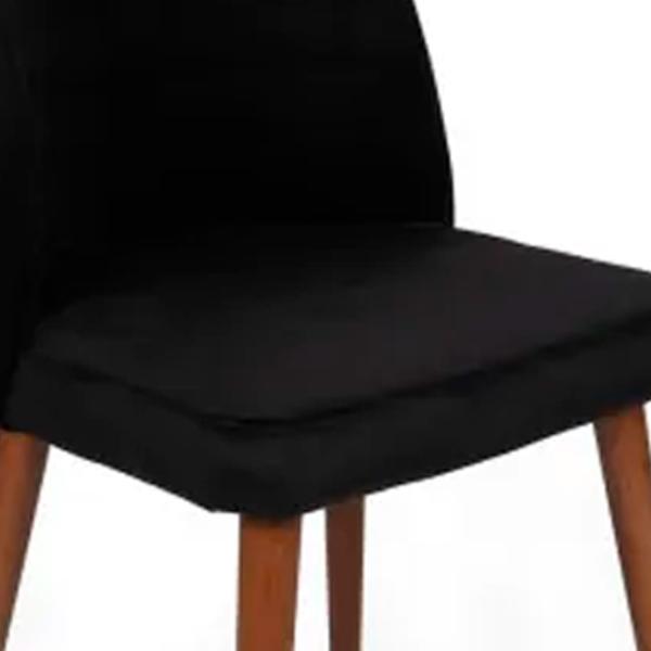 Set scaune de bucătarie Trendy Tutku Catifea/ Black Brown photo 4
