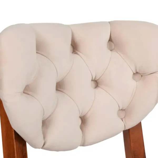 Set scaune de bucătarie Trendy Elma Catifea/ Beige Brown photo 5