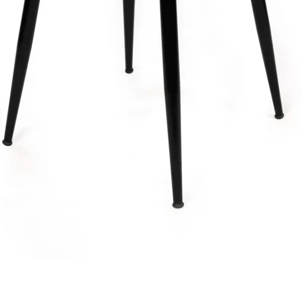 Set scaune de bucătarie Trendy KUŞAKLI Catifea/ Beige Black photo 4