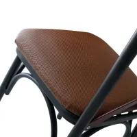 Set scaune de bucătarie Trendy Ekol Piele ecologică / Brown Black photo 5