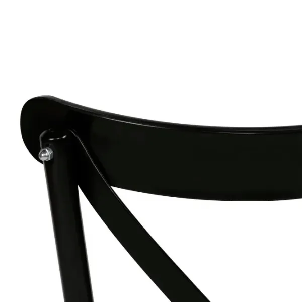 Set scaune de bucătarie Trendy Ekol Piele ecologică / Black Black photo 4