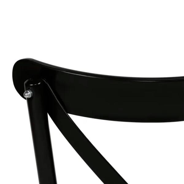 Set scaune de bucătarie Trendy Ekol Piele ecologică / Black Black photo 4