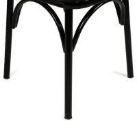 Set scaune de bucătarie Trendy Ekol Piele ecologică / Black Black photo 6