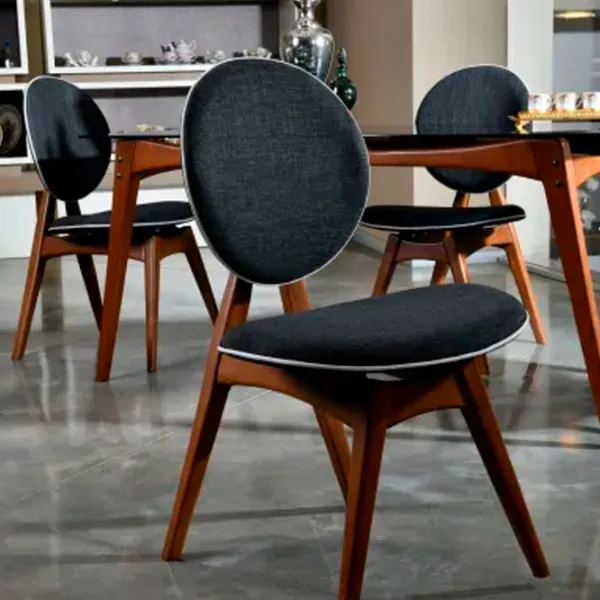Набор кухонных стульев Trendy Touch Ткань/ Antracit Brown photo 5