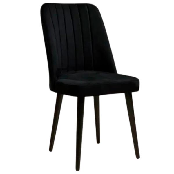 Set scaune de bucătarie Trendy Vega Catifea/ Black Black photo 1