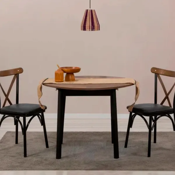 Masă de bucătărie extensibilă Trendy Oliver PAL melaminat/ Brown photo 5