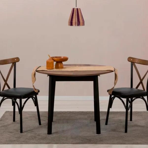 Masă de bucătărie extensibilă Trendy Oliver PAL melaminat/ Brown photo 5