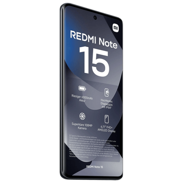 Xiaomi Redmi Note 15 4G 6 GB/ 128 GB/ Dual SIM/ Black Midnight photo 6