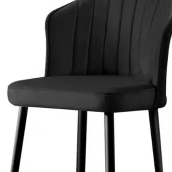 Scaune de bar Trendy Rubi Poliester / Metal / Black photo 2